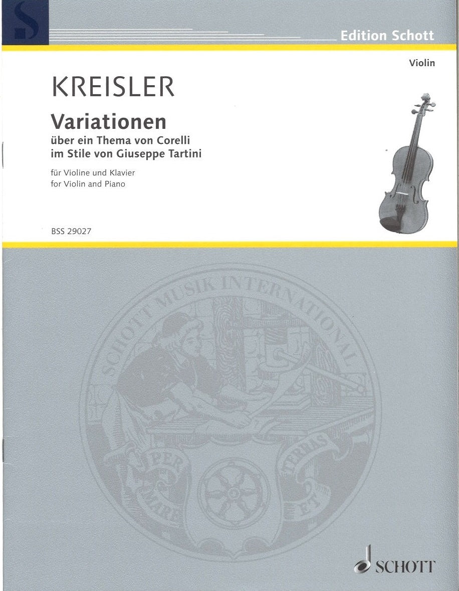 Kreisler, Corelli Variationen (Tartini) (Schott)
