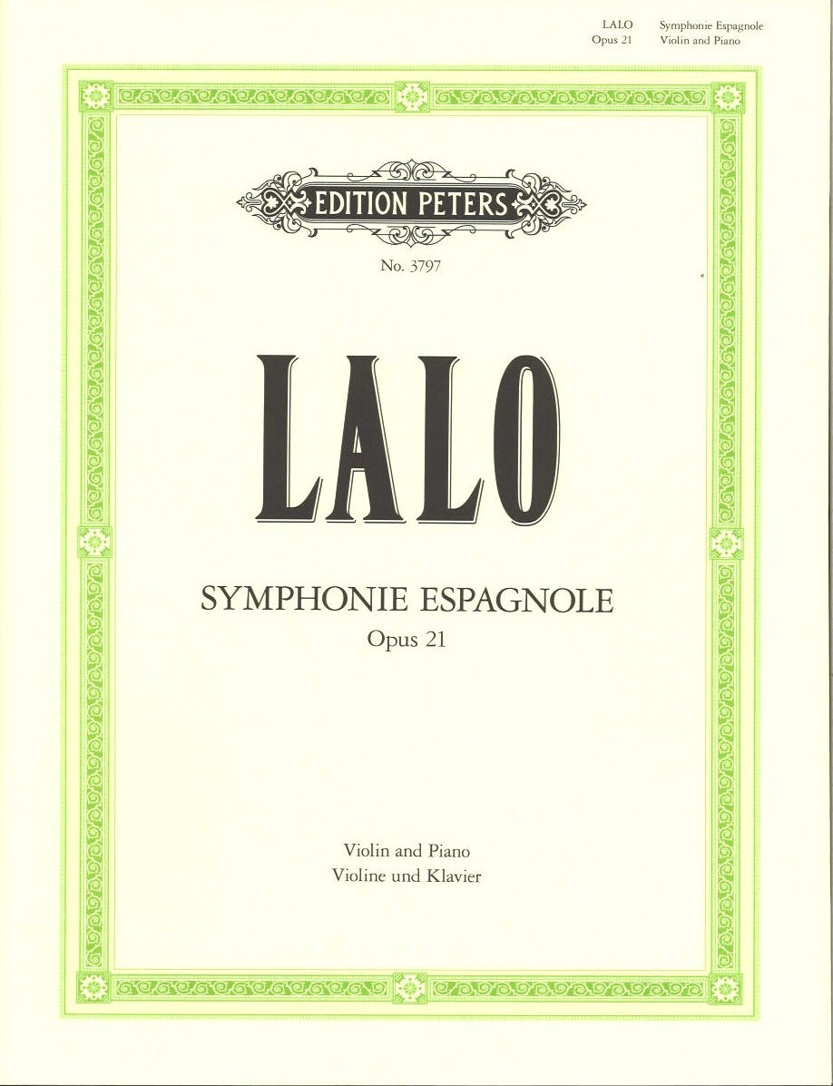 Lalo, Symphonie espagnole (Herrmann) (Peters)