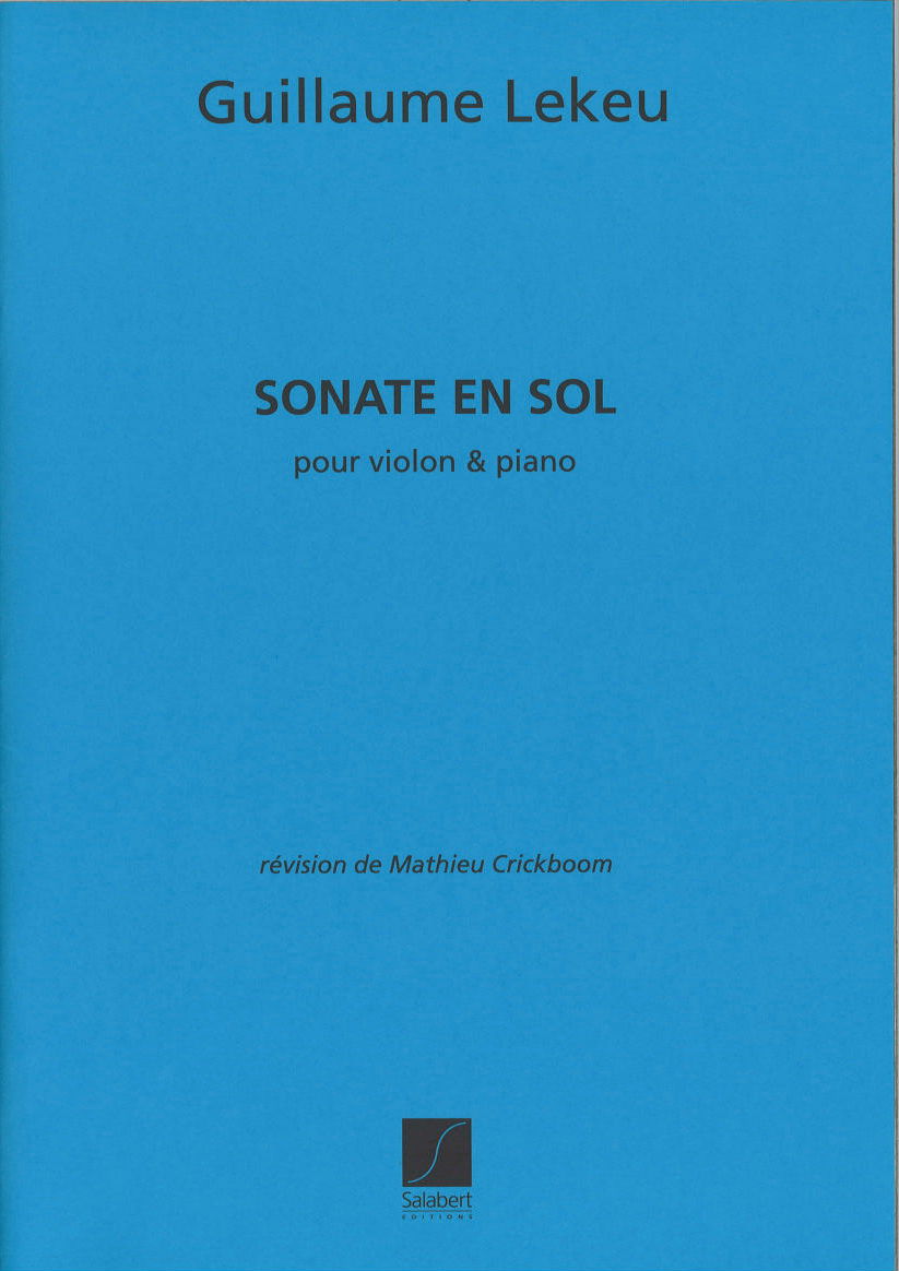 Lekeu, Sonate en sol majeur (Salabert)