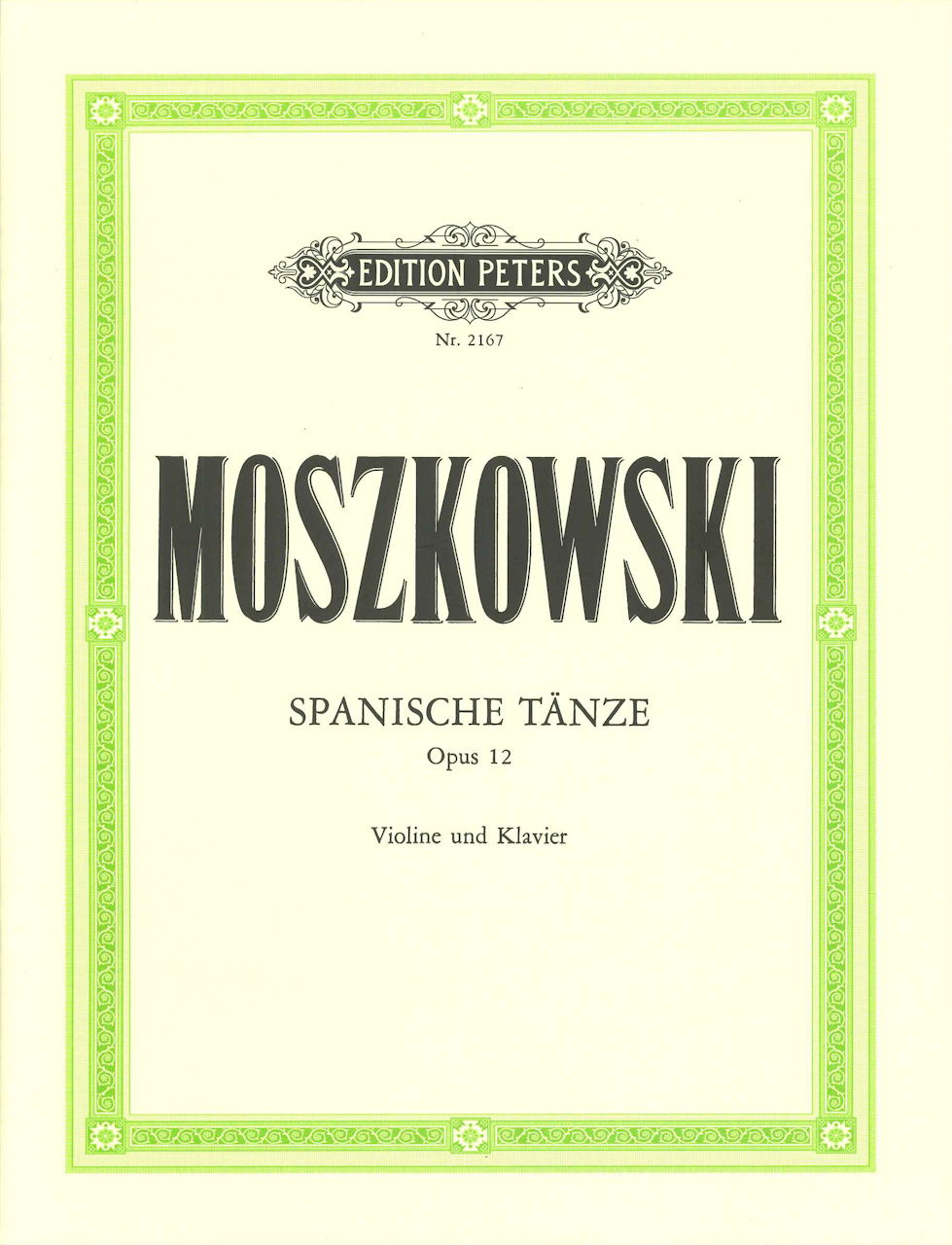 Moszkowski, Spanish Dance (Scharwenka) (Peters)