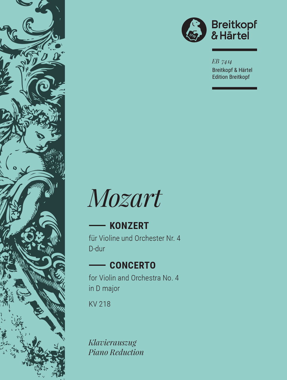 Mozart, Concerto KV 218 (No.4)(Oistrach) (Breitkopf)