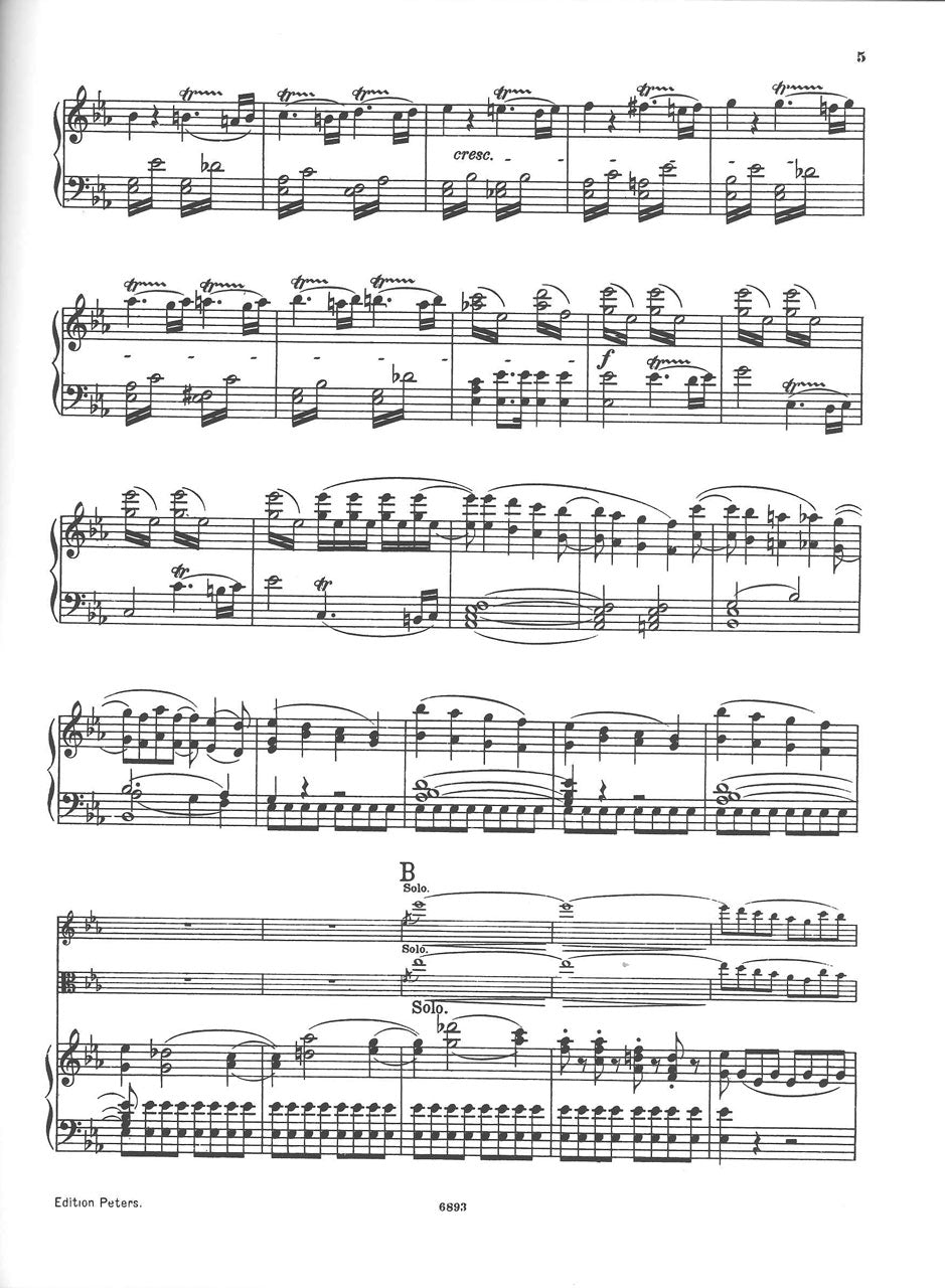 Mozart, Sinfonia concertante KV 364 (Peters)