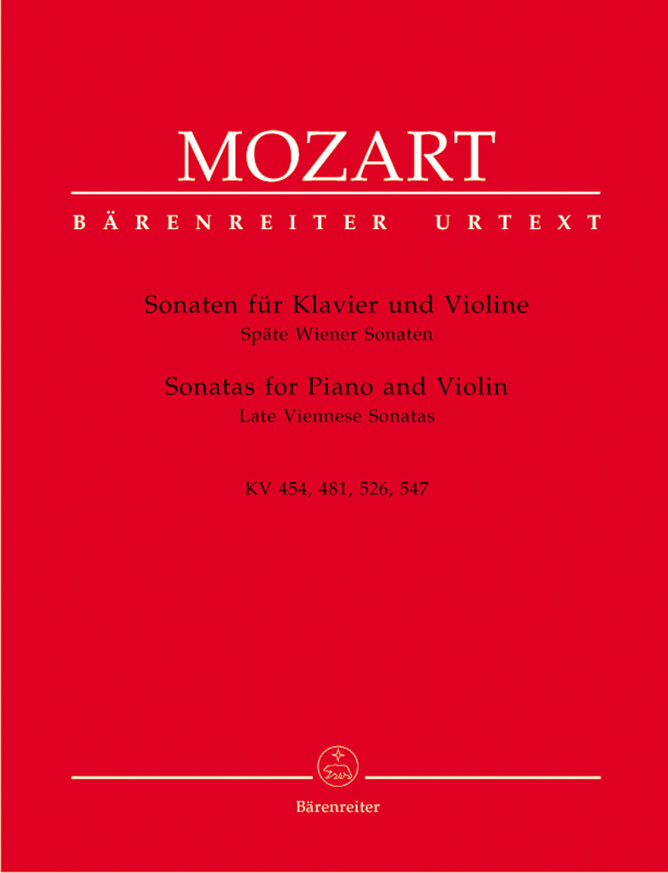 Mozart, Sonaten, Spate Wiener Sonaten (Barenreiter)