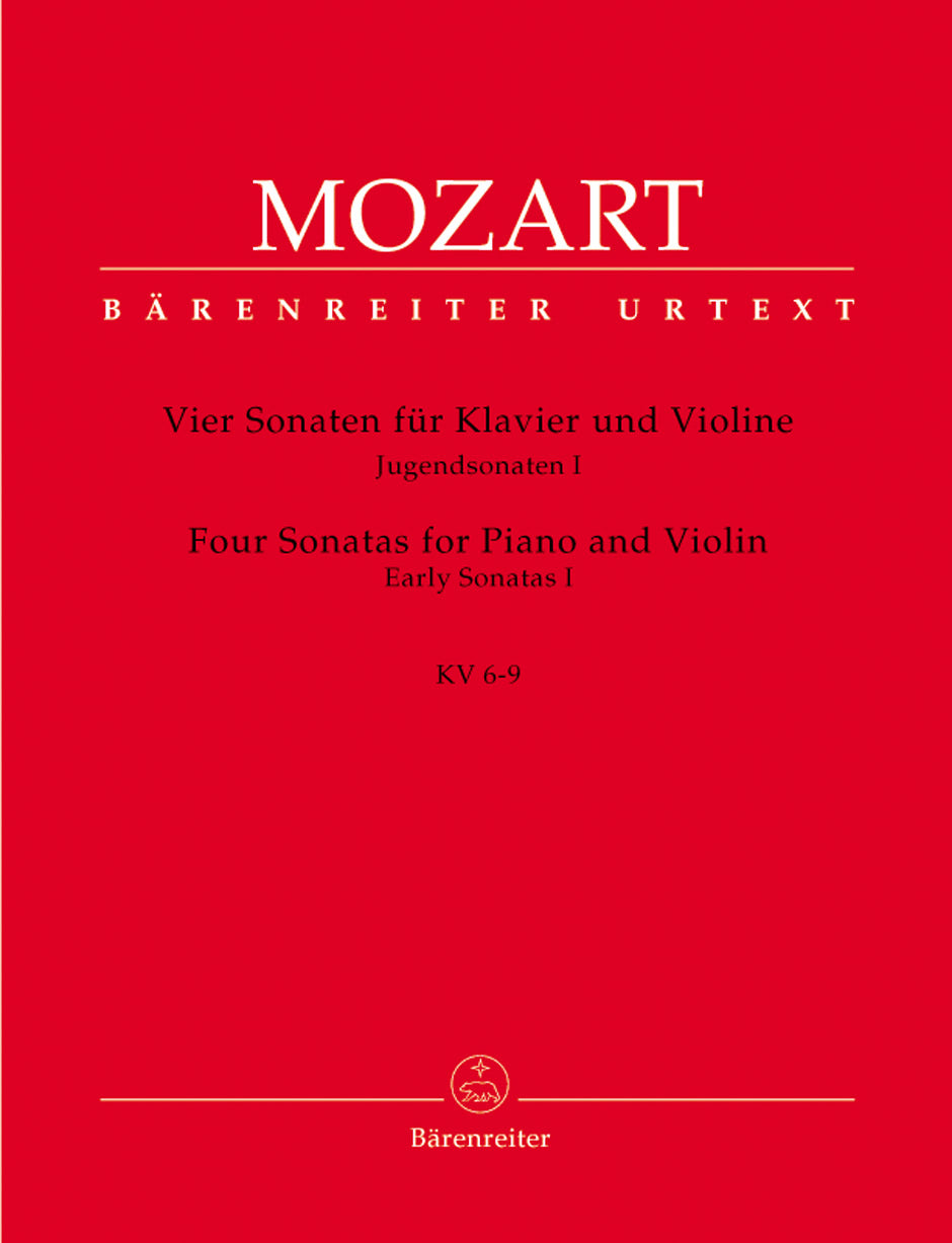 Mozart, Jugendsonaten 1: KV 6-9 (Barenreiter)