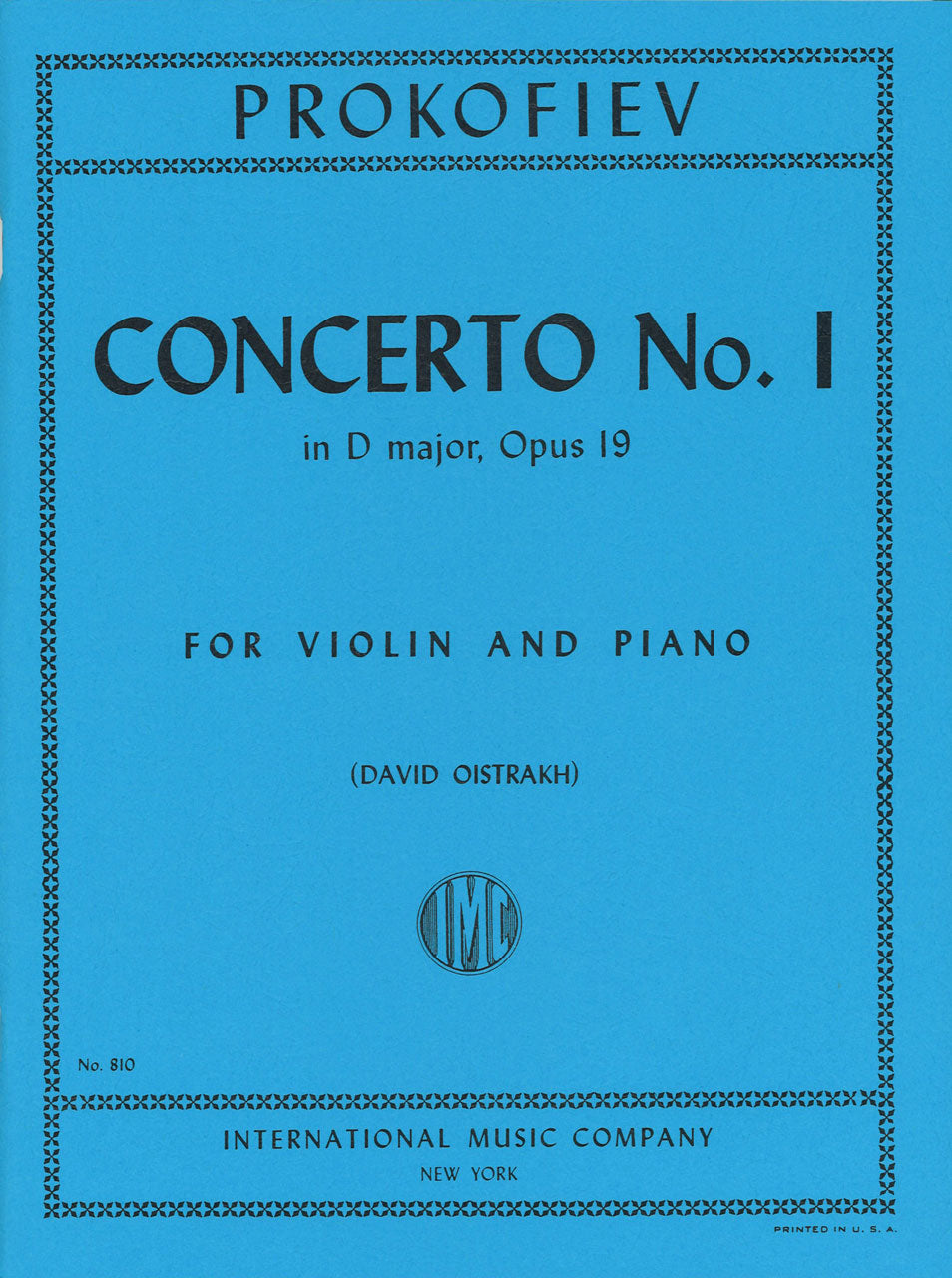 Prokofiev, Concerto No. 1,op.19(Oistrakh (IMC)