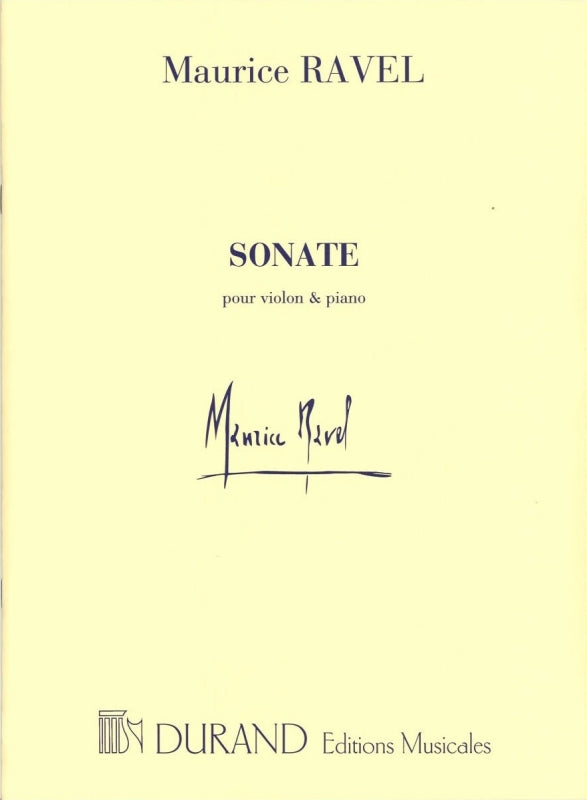 Ravel, Sonate (Durand)