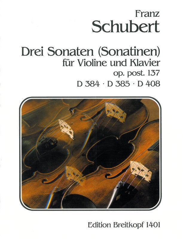 Schubert, Sonatinen op. 137 (Klengel) (Breitkopf)