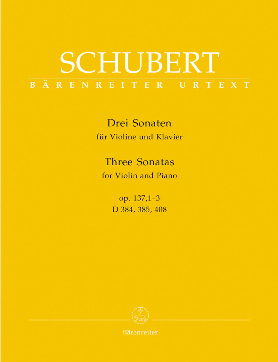 Schubert, 3 Sonaten (Sonatinen) op. 137 (Barenreiter)