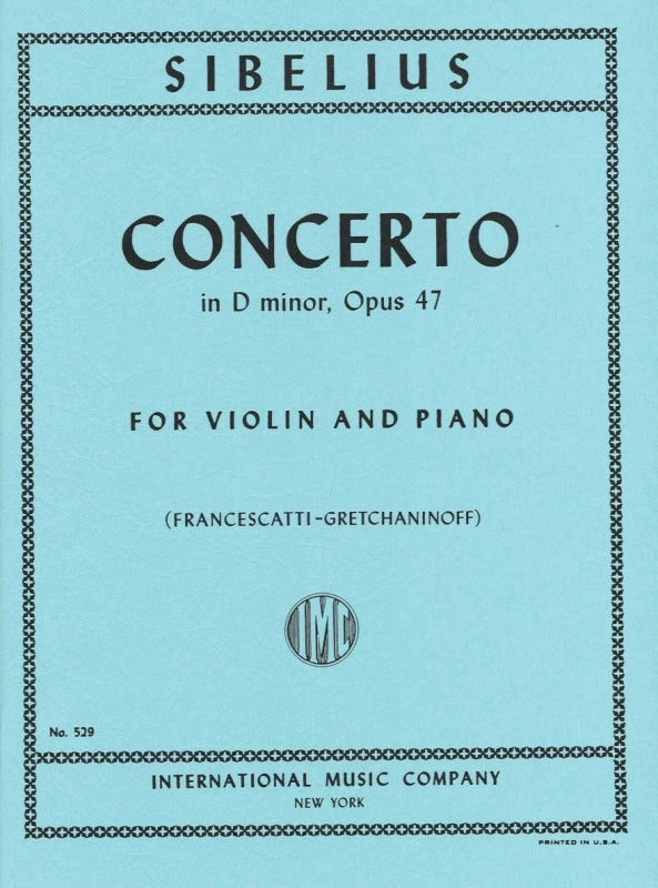 Sibelius, Concerto op. 47 (Francescatti) (IMC)