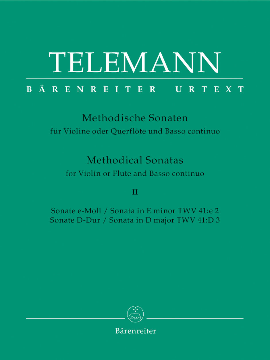 Telemann, Methodische Sonaten 2 (Barenreiter)