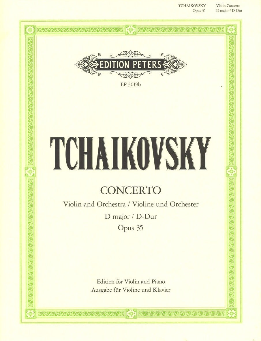 Tchaikovsky, Concerto (Mostras/Oistrakh) (Peters)