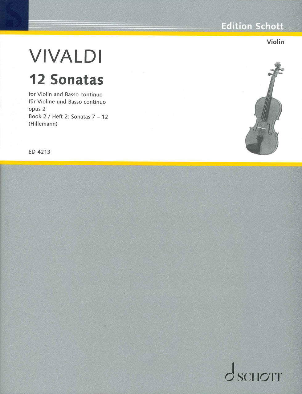 Vivaldi, Sonatas op. 2/7-12 (Vn,Bc) (Schott)