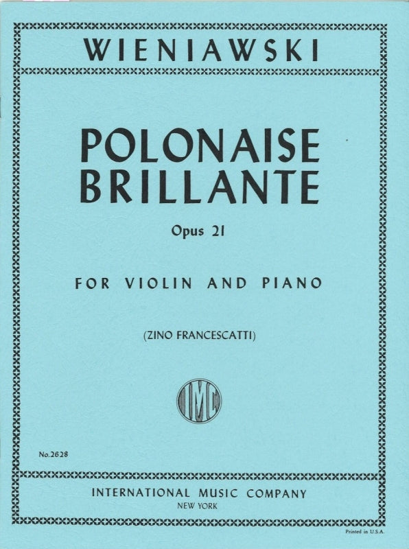 Wieniawski, Polonaise brillante op. 21 (IMC)