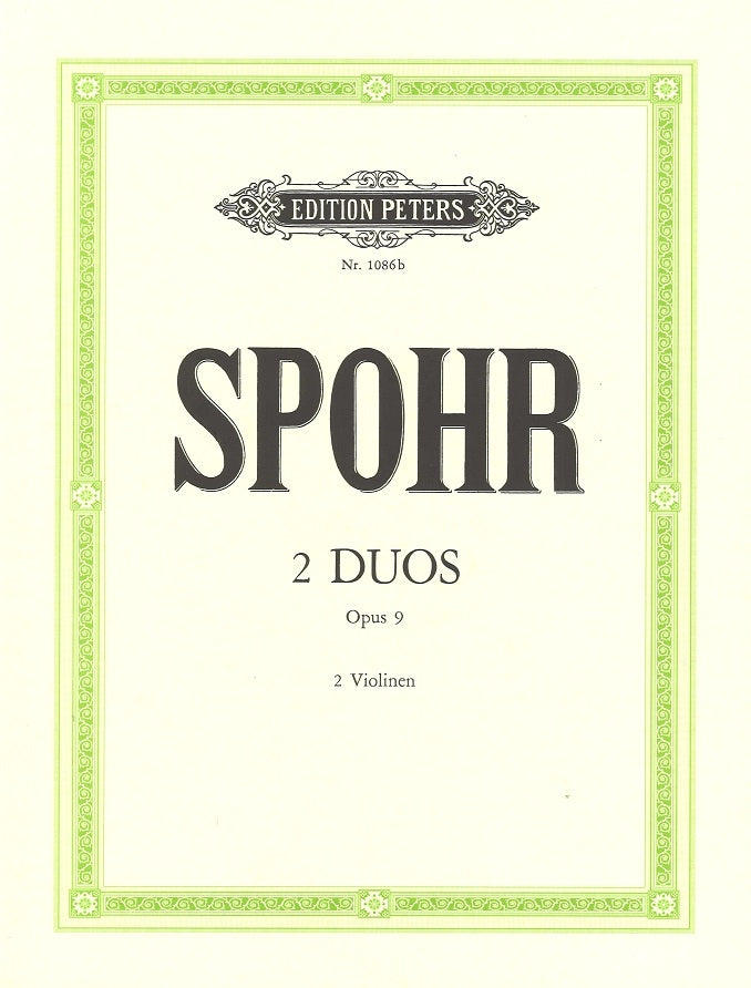 Spohr, 2 Duos, op. 9 (Herrmann) (Peters)