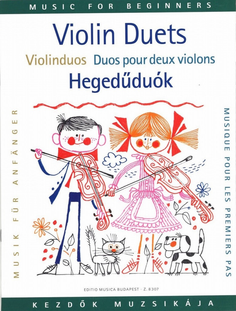 Violin Duos for Beginners (Editio Musica Budapest)