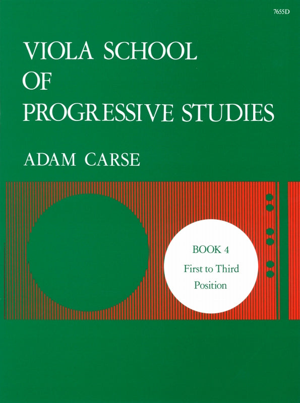 Carse, Viola School 4 (Stainer & Bell)