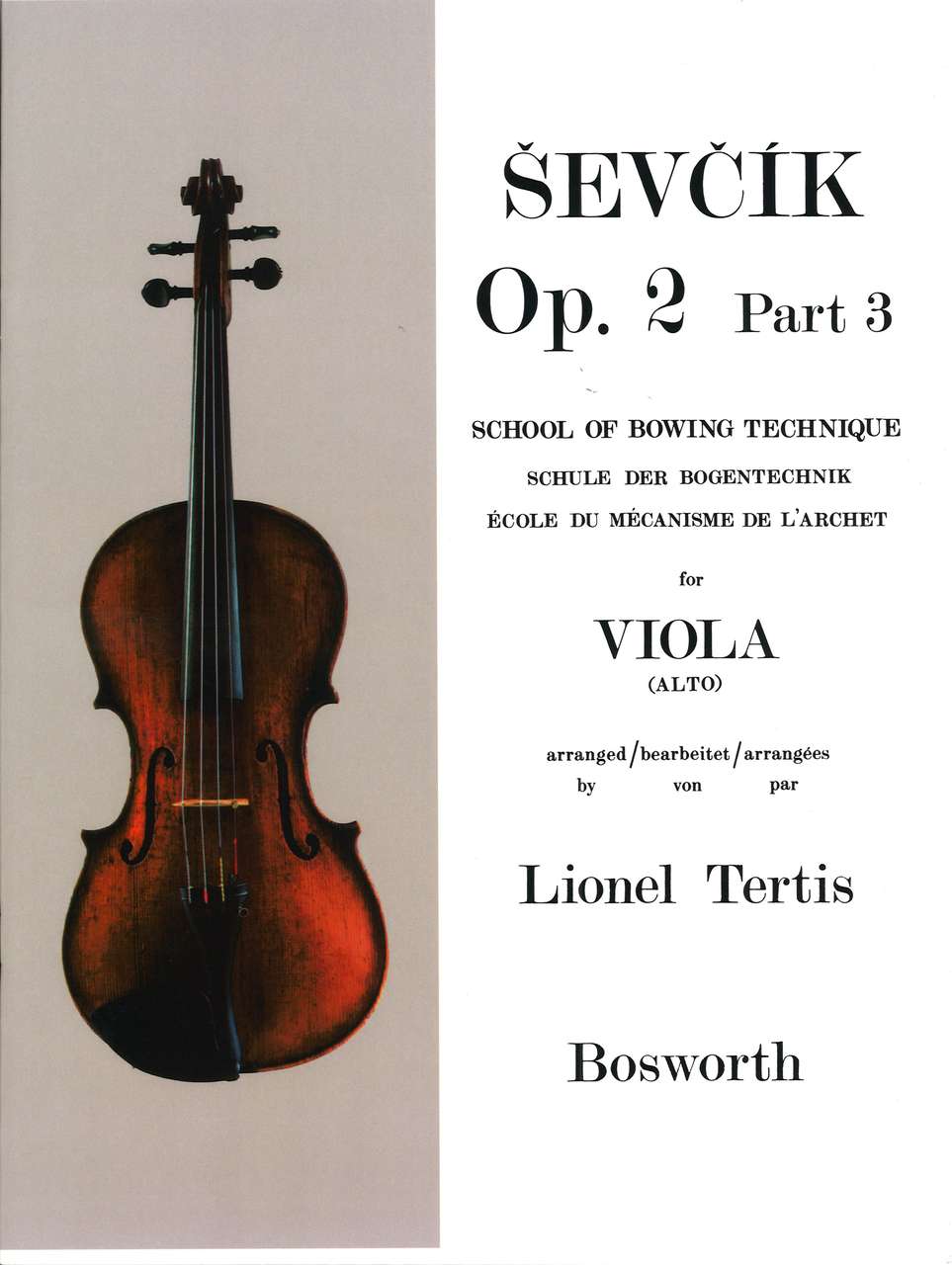 Sevcik, School of Bowing Techn. op. 2/3 (Bosworth)
