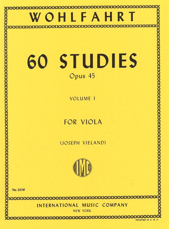 Wohlfahrt, Studies op. 45, Vol. 1 (IMC)