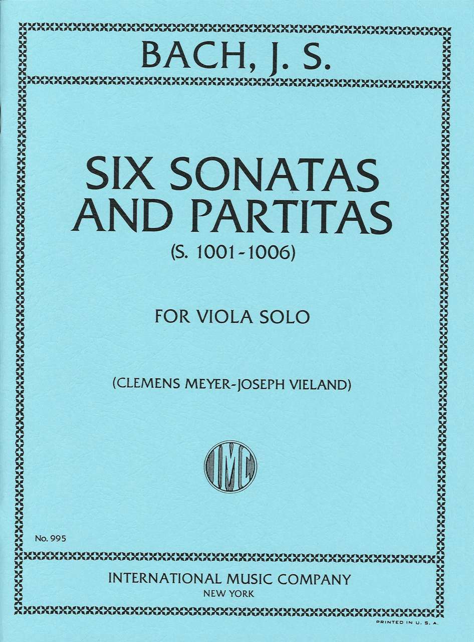 Bach, Sonatas & Partitas (Meyer/Vieland) (IMC)
