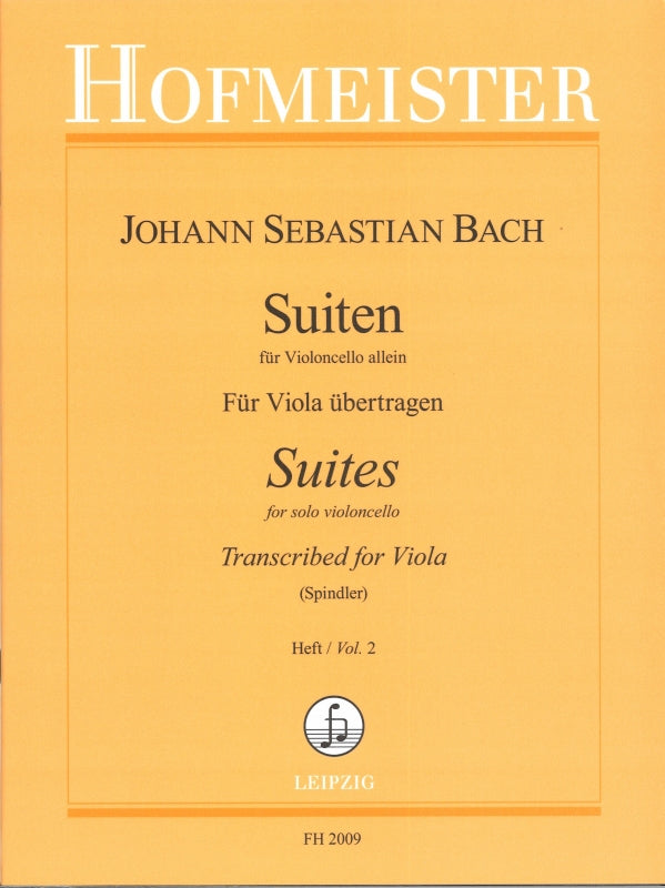Bach, Suiten 2 (Spindler) (Hofmeister)