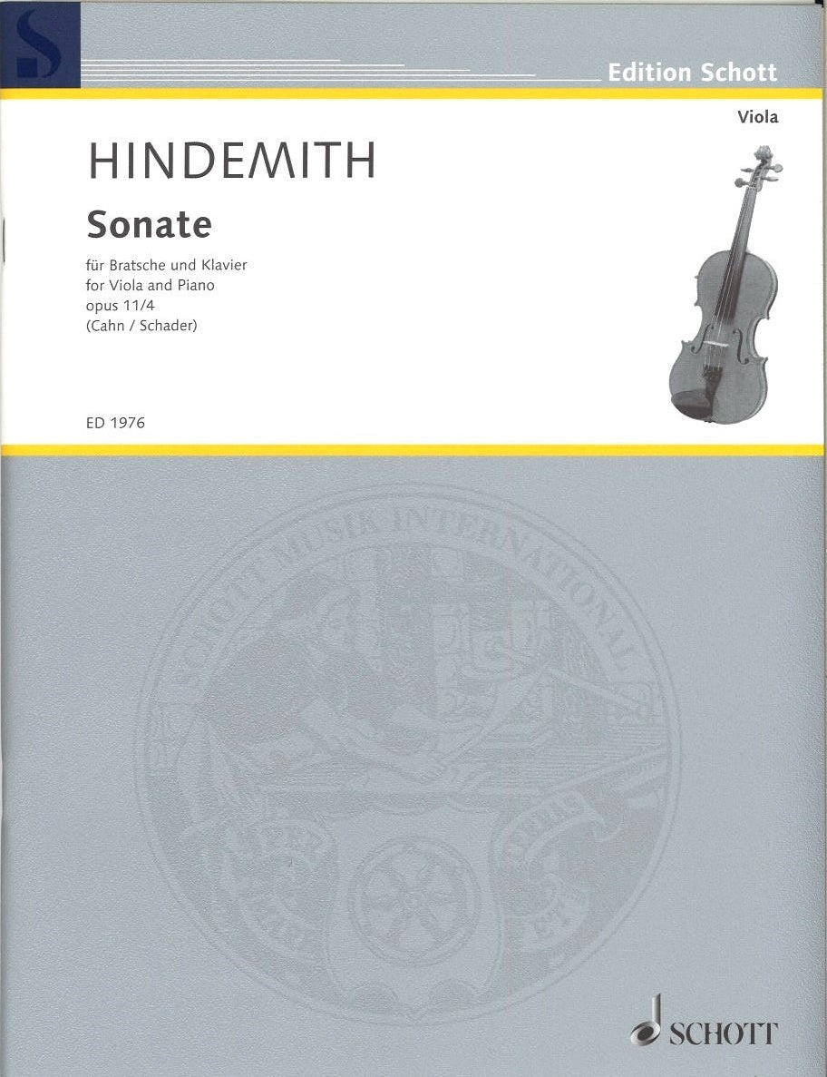 Hindemith, Sonata op. 11/4 (Schott)