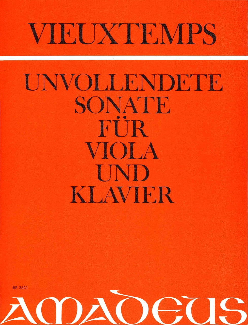Vieuxtemps, Unvollendete Sonate (Amadeus Verlag)