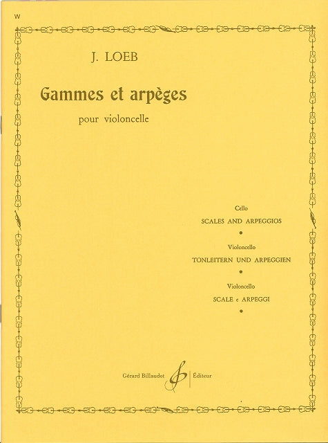 Loeb, Gammes et Arpeges (Billaudot)