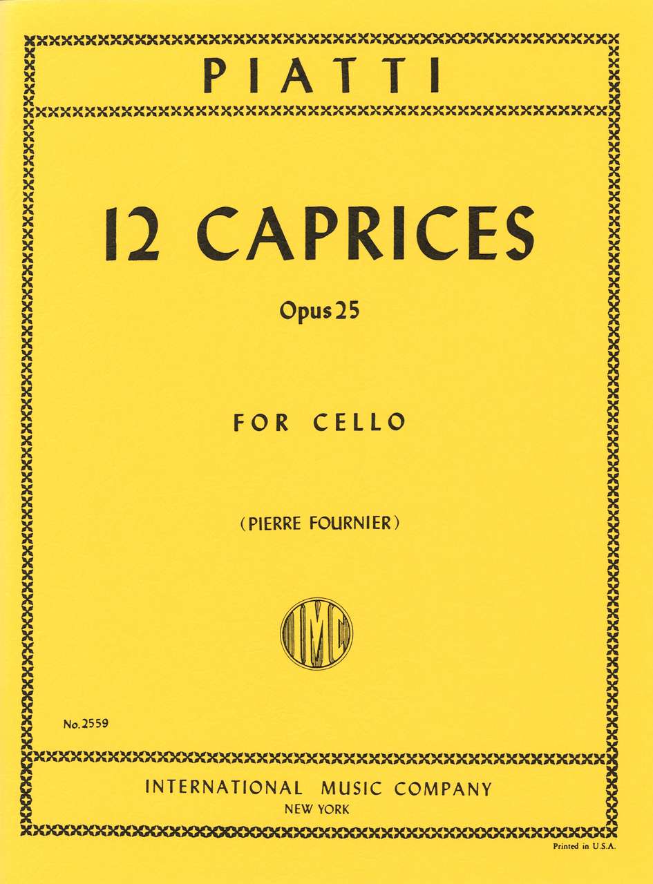 Piatti, 12 Caprices op. 25 (IMC)