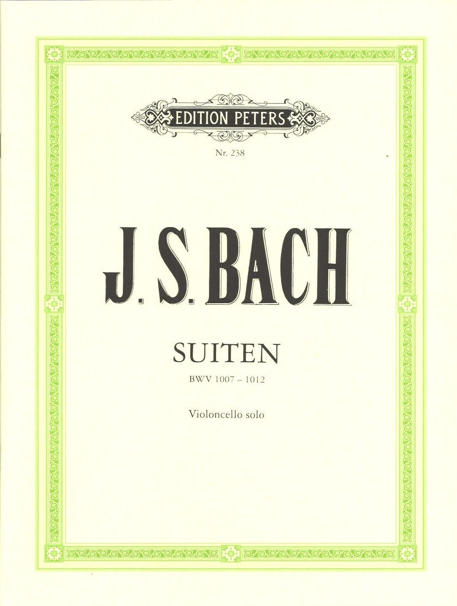 Bach, Suiten BWV 1007-1012 (Becker) (Peters)