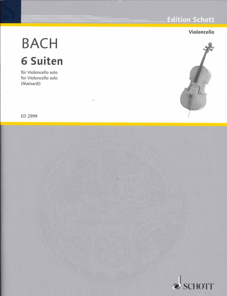 Bach, Suiten BWV 1007-1012 (Mainardi) (Schott)