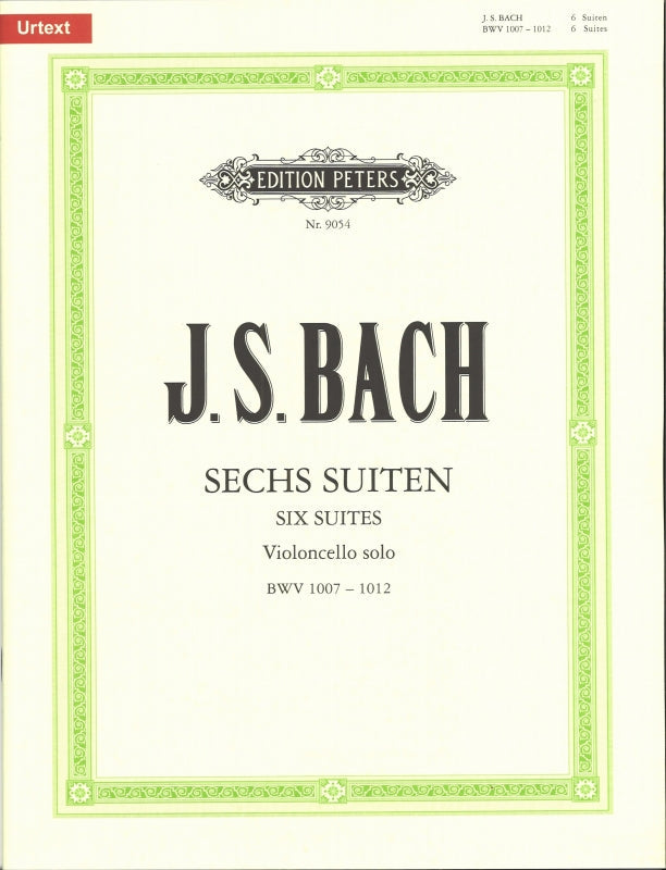 Bach, Suiten BWV 1007-1012 (Rubardt) (Peters)