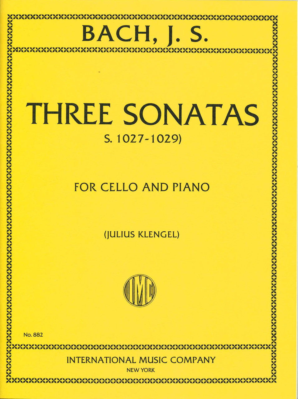 Bach, Sonatas BWV 1027-29 (Klengel) (IMC)