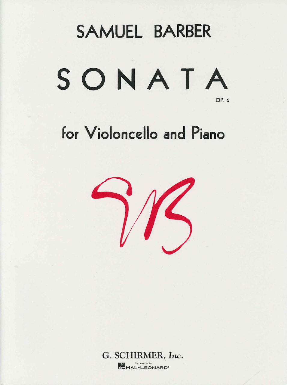 Barber, Sonata op. 6 (G.Schirmer)