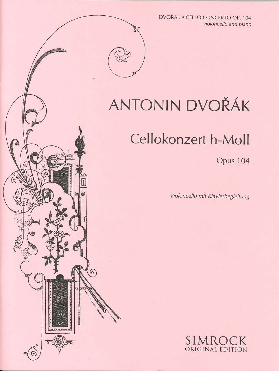 Dvorak, Concerto in b min. (Simrock)