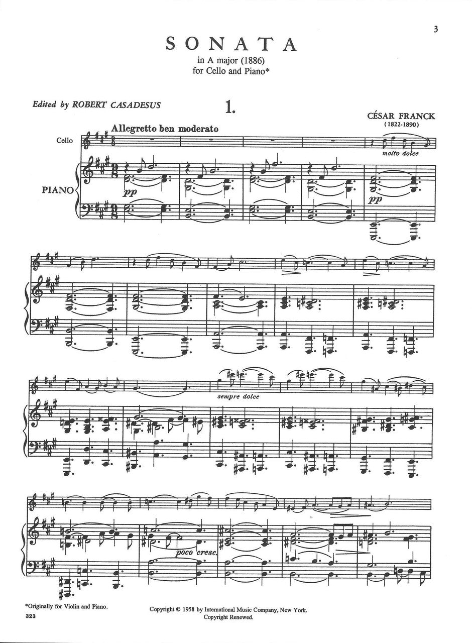 Franck, Sonata in A (Delsart/Rose) (IMC)