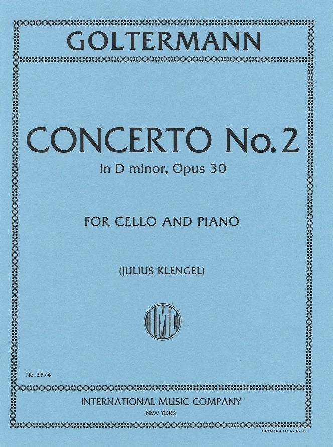 Goltermann, Concerto No. 2 (Klengel) (IMC)
