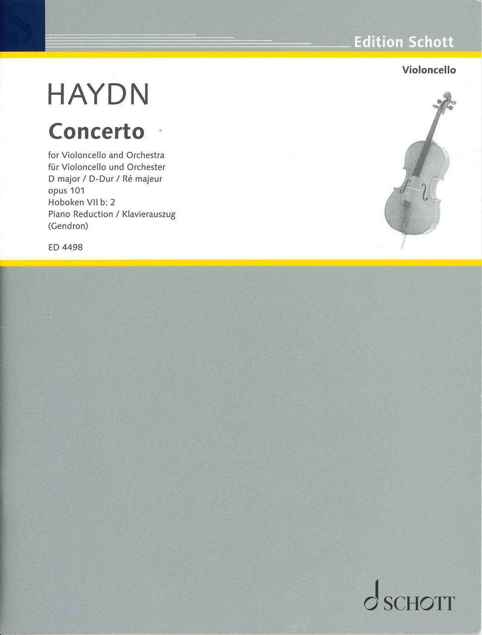 Haydn, Concerto Hob. 7b/2 in D (Gendron) (Schott)