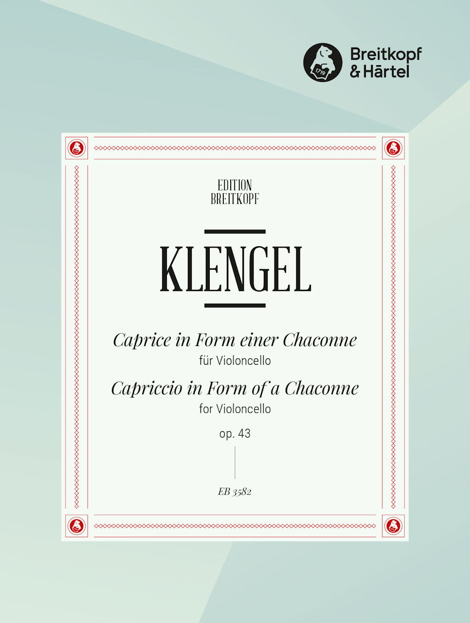 Klengel, Caprice op. 43 (Vc Solo) (Breitkopf)