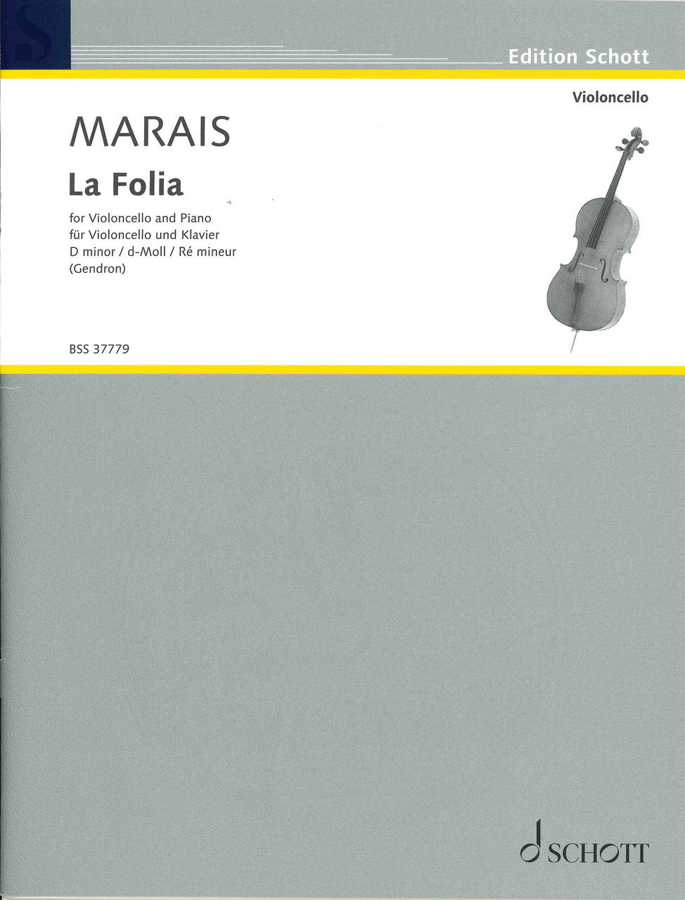 Marais, La Folia (Gendron) (Schott)