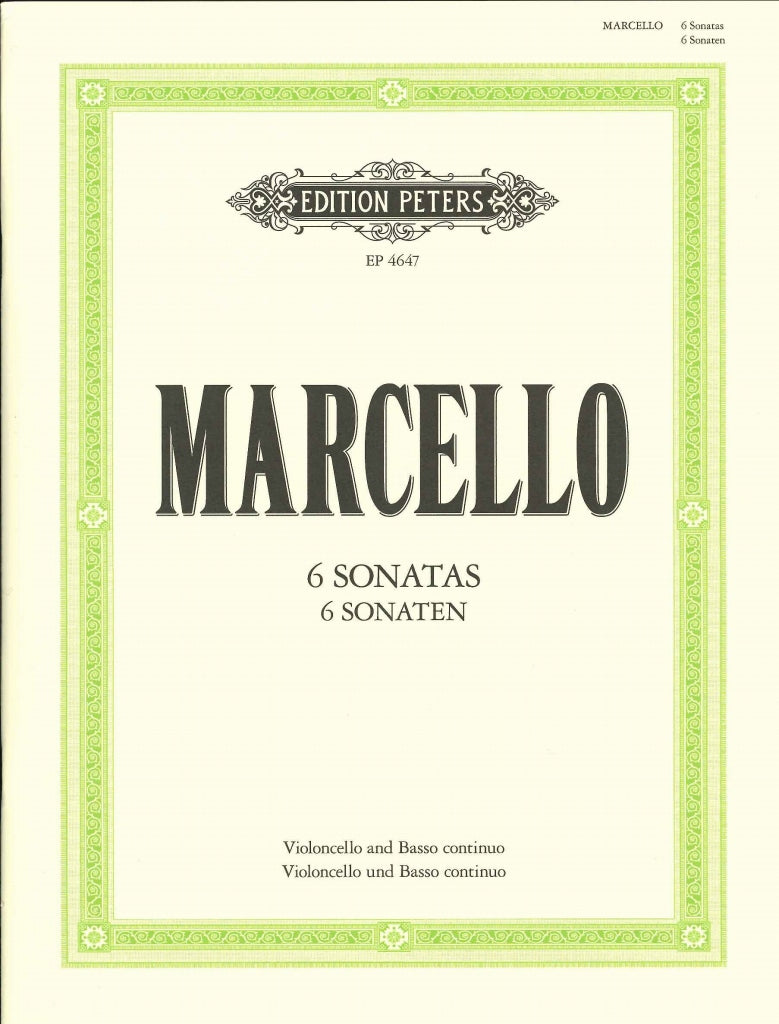 Marcello, 6 Sonatas (Schulz/Wenzel) (Peters)