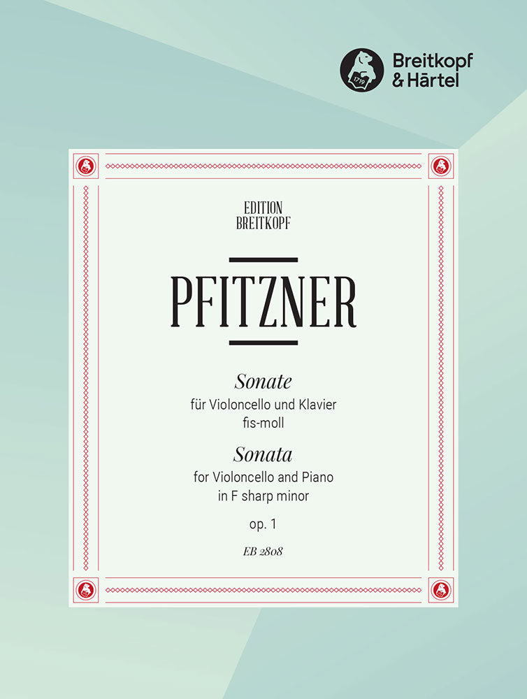 Pfitzner, Sonate fis-moll op. 1 (Breitkopf)