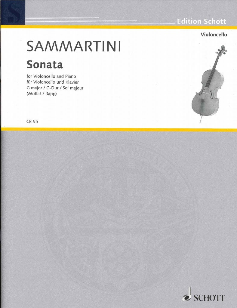Sammartini, Sonata in G (Moffat/Rapp) (Schott)