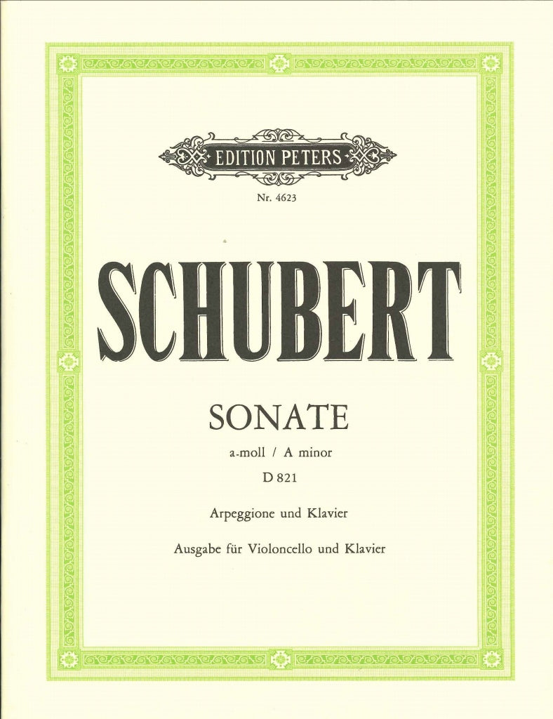 Schubert, Sonate 'Arpeggione' (Gunther) (Peters)