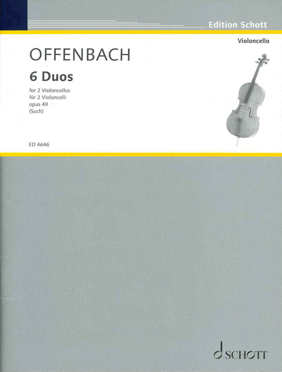 Offenbach, Duos op. 49 (2Vc) (Schott)