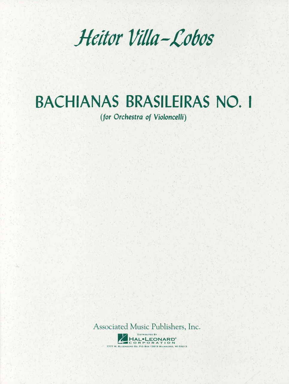 Villa-Lobos, Bachianas Brasileiras 1 (8V (AMP)