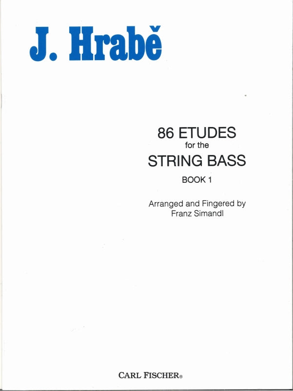 Hrabe, 86 Etudes, 1 (Simandl) (Carl Fischer)