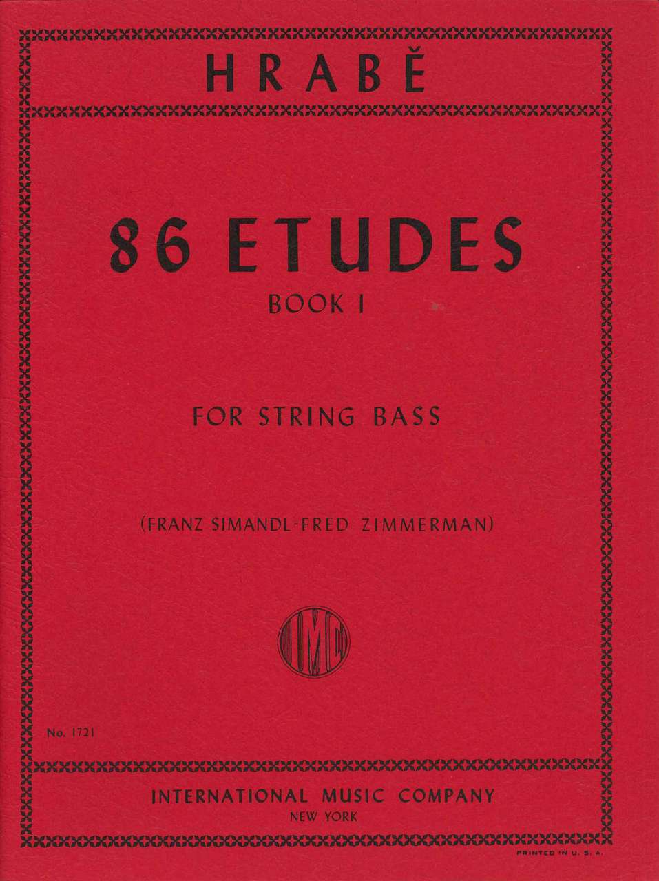 Hrabe, 86 Studies, 1 (Zimmermann) (IMC)