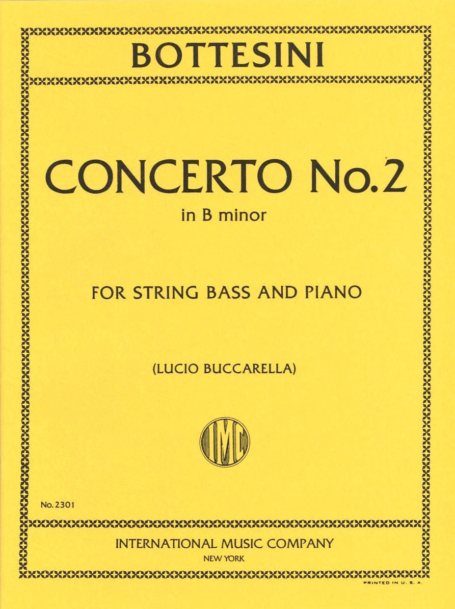Bottesini, Concerto No. 2 in b min. (IMC)