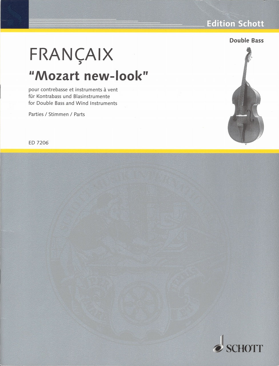 Francaix, 'Mozart new-look' (Parts) (Schott)