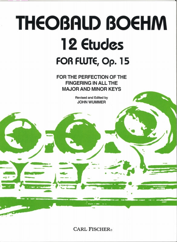 Boehm, op. 15: 12 Etudes (Carl Fischer)